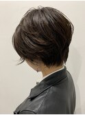 《hair make No.8》ハンサムショートポイントパーマ・担当中村