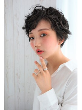 アナザースカイ (another sky) マッシュショートパーマ