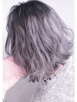 リー 京橋(Lee)&nbsp;【lee 京橋】ロブ×シースルーカラー×リラックスウェーブ