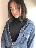 シアーミディ_ブランジュネイビーカラーダブルバング