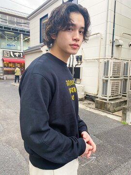 グリコ(grico) くせ毛風ミディアムパーマ