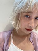 切りっぱなしロングボブ透明感[おもろまち駅/沖縄新都心]