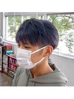 チチヘアーワークス(titi HAIR WORKS)&nbsp;ブルーブラックマッシュ