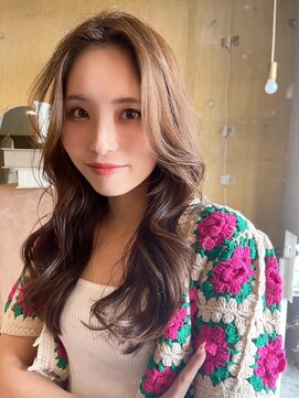 マイ ヘア デザイン 岡崎(MY hair design) 斜めバング/グレージュカラー/シルキーベージュ/岡崎