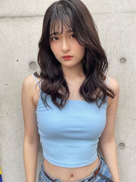 ジル フラン 吉田店(JILL franc) ダークブラウン×ロングレイヤーカット