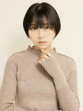 オンク 新宿(onk) 黒髪/グレーベージュ/レイヤーロング/前髪パーマ[新宿駅]