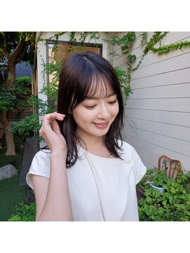 ガーランド (Garland) 透明感グレージュカラー×髪質改善水素