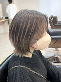 イメチェン/似合わせカット/フルバング/グレーベージュ[西船橋]