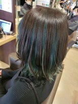 エヌアンドエーコンティ(N&A CONTi)&nbsp;ミディアムボブ/インナーカラー/ハイライト/バレイヤージュ#1