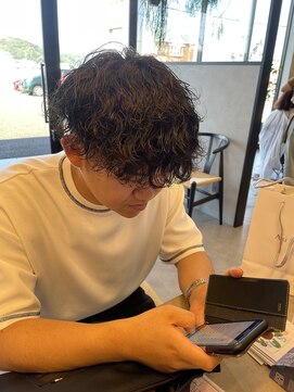 アチーブリス(achieve Liss) 波巻きスパイラルパーマメンズマッシュパーマツイストパーマ