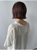 ナチュラルハイライト×大人ピンクブラウンカラー