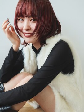 クレオヘア インターナショナル 八丁堀店 ウルフボブ/デザインカラー/ブリーチ/ダブルカラー