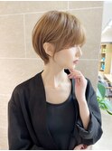 黒髪/グレーベージュ/レイヤーロング/前髪パーマ[自由が丘駅]