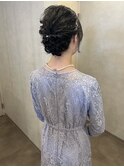 シニヨン ヘアセット