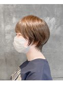 ショートカット/前髪/くびれショート/くせ毛ショート