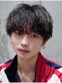 ルーズで柔らかいシャドウパーマ　ツイストスパイラル