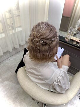 リアン 八幡筋店(lien) ボブでも出来るハーフアップお団子♪