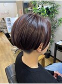 刈り上げショートボブ