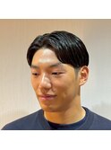 毛流れが際立つ◎上質なセンターパート/黒髮/韓国風