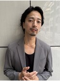 64オールバック×緩ツイストミディ
