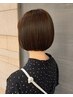 《荒牧指名限定》似合わせカット+透明感AVEDAカラー￥14,300～