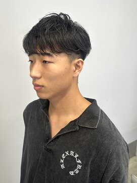 ロジェ(loje) 20代30代40代　ナチュラルマッシュ × ツーブロックフェード