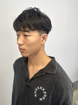 ロジェ(loje) 20代30代40代 ナチュラルマッシュ × ツーブロックフェード