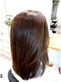 髪質改善セミロング