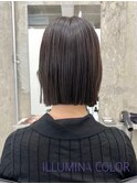 ぱつっとボブ