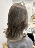 【Tierra美侑】ブリーチなしダブルカラーで作るミルクティー