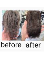 オウンバイジゼル(own by GiseL)&nbsp;髪質改善×酸性ストレートで極ツヤロング