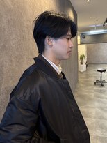 シック(chic.)&nbsp;メンズ縮毛矯正/曲がる縮毛矯正/センターパート/ダウンパーマ