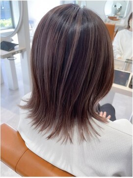 ヘアーラニッシュ 船橋店(hair Lanish) ピンクベージュ/ナチュラルハイライト/20代30代40代
