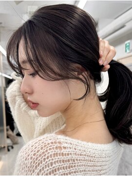 エジョン 三鷹店(Aejon) 三鷹レイヤーカット韓国ダブルカラー顔周り前髪カットボブ