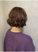 ウェーブボブスタイル