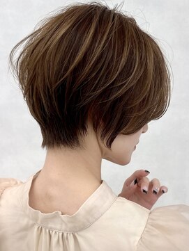 アッシュ 茗荷谷店(Ash) 茗荷谷ショートカット白髪ぼかし白髪染めハイライト髪質改善ボブ