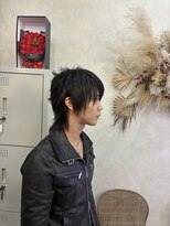 ルリアン 元住吉店(Le'lien)&nbsp;外ハネウルフ／ウルフカット／メンズウルフ/レイヤー/元住吉