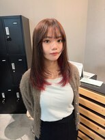 アイリー 名古屋(A/LEE)&nbsp;インナーカラー/レイヤーカット/レッドカラー