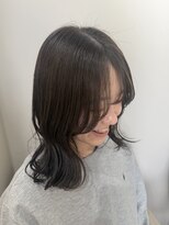 アトレ 梅田店(attrait)&nbsp;//ミディアムレイヤーくびれ巻き_オリーブベージュ//