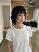 ウッド(uood)&nbsp;柔らかウェーブボブウルフ