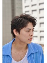 トラスト ザ バーバー 東京駅日本橋店(TRUST the Barber)&nbsp;アップバング/ソフトツイストパーマ/メンズショート