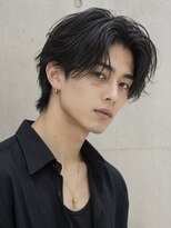 ベル 新宿(Belle)&nbsp;韓国風センターパートカルマヘアカルマパーマ毛流れストレート