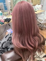アロハ(ALOHA)&nbsp;くすみピンクブリーチカラー