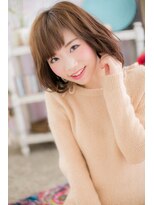 ミック ヘアアンドビューティー 大山店(miq  Hair&Beauty)&nbsp;ベビーバングのキュートボブa