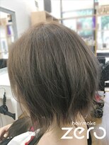 ヘアメイクゼロ 坂戸駅前店(hairmake zero)&nbsp;アデイクシーカラー　シルバー