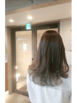 シエル 松山店(CIEL) ミディアムレイヤー×ハイライトベージュ