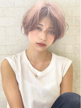 アグ ヘアー クロエ 長野駅前店(Agu hair chloe) 《Agu hair》おしゃ感☆くせ毛風愛されショート