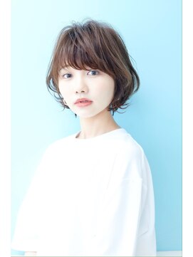 フレン(flen) 【flen】大人可愛い耳かけショートイメチェン毛先パーマ