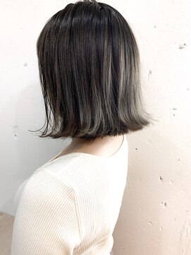 ヘアーワークス ヘルム 渋谷店(HAIR WORKS HELM) [HELM渋谷] bob×grayash