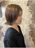 切りっぱなしボブ